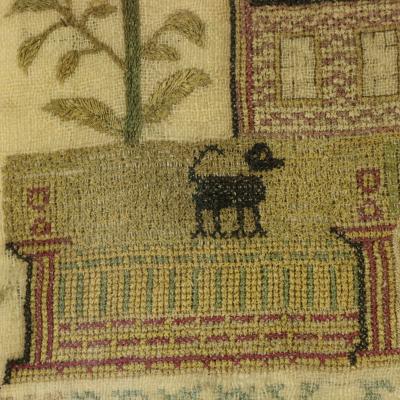 Antique Scottish Sampler 1781 by Betty Ferguson