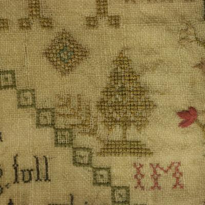 Antique Scottish Sampler 1781 by Betty Ferguson