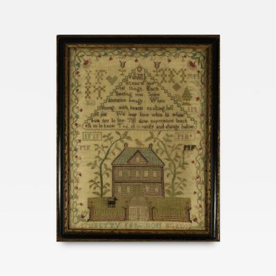 Antique Scottish Sampler 1781 by Betty Ferguson