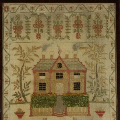 Antique Scottish Sampler 1805 by Eliza McKune