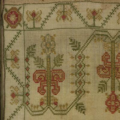 Antique Scottish Sampler 1805 by Eliza McKune