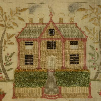 Antique Scottish Sampler 1805 by Eliza McKune
