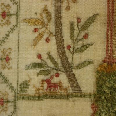 Antique Scottish Sampler 1805 by Eliza McKune