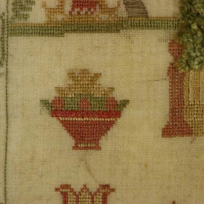 Antique Scottish Sampler 1805 by Eliza McKune