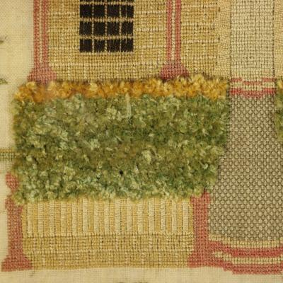 Antique Scottish Sampler 1805 by Eliza McKune