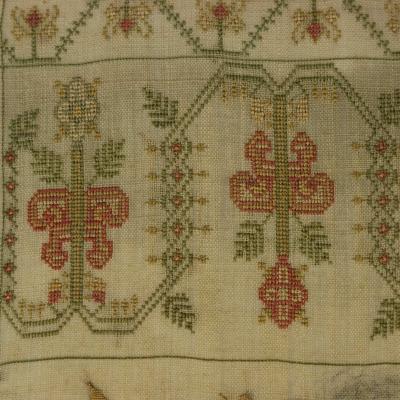 Antique Scottish Sampler 1805 by Eliza McKune