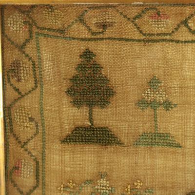 Antique Scottish Sampler 1813 by Erskine Wade Sinclair