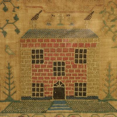 Antique Scottish Sampler 1813 by Erskine Wade Sinclair