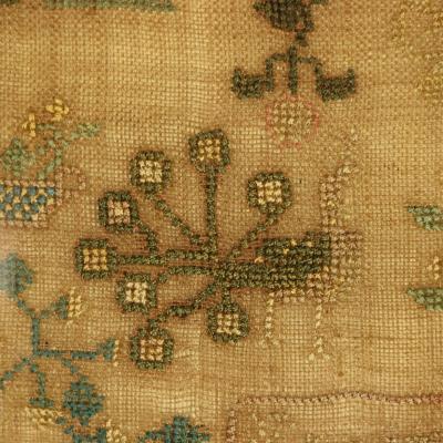 Antique Scottish Sampler 1813 by Erskine Wade Sinclair