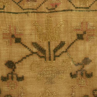 Antique Scottish Sampler 1813 by Erskine Wade Sinclair