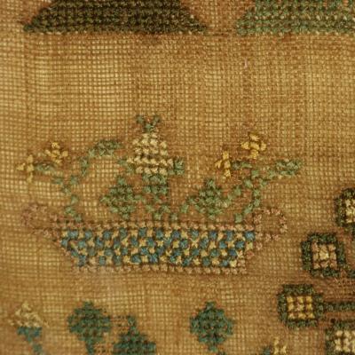 Antique Scottish Sampler 1813 by Erskine Wade Sinclair