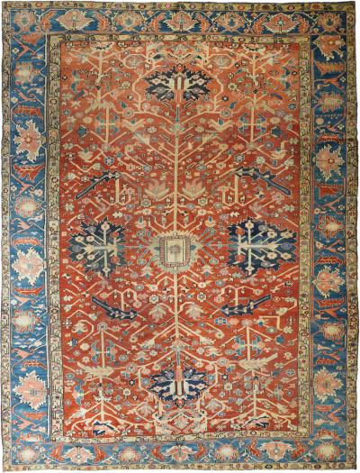 Antique Serapi Rug 10 1 x 13 5 