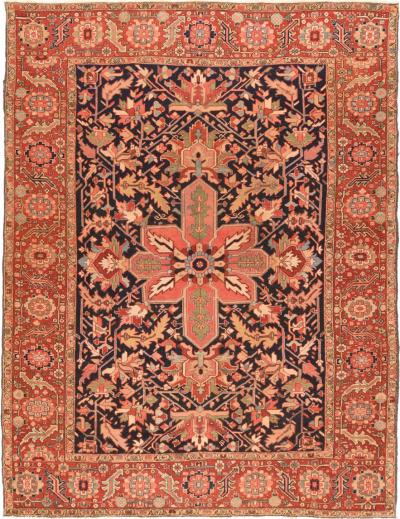 Antique Serapi Rug 8 1 x 10 4 