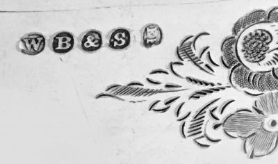 Antique Set of Six Silver Plate Fish Knives