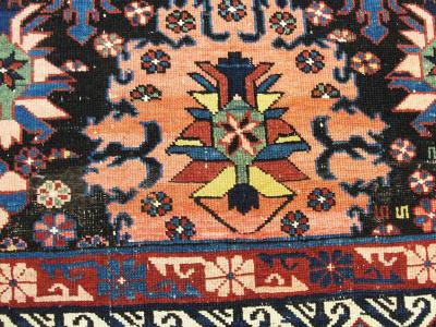 Antique Seychour Caucasian Rug 38 x 57 