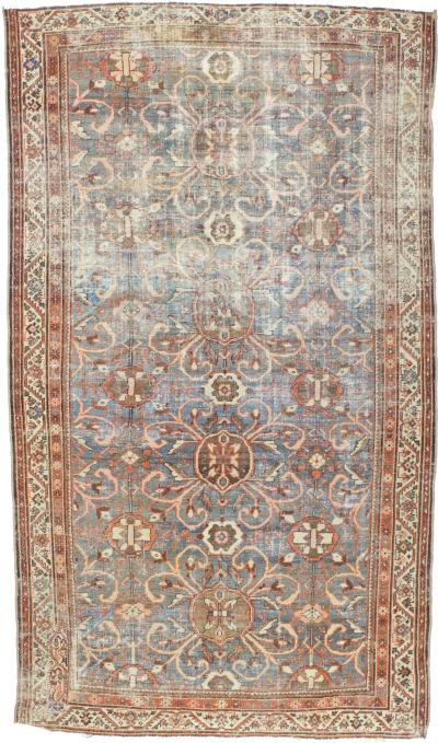 Antique Shabby Chic Persian Sultanabad Mahal Rug 55 x 95 