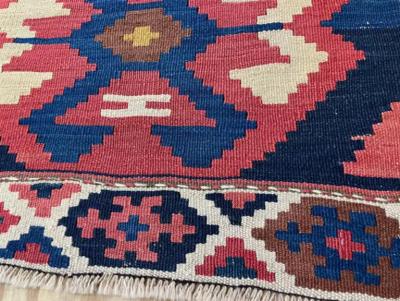 Antique Shahsavan Kilim Rug c 1900s