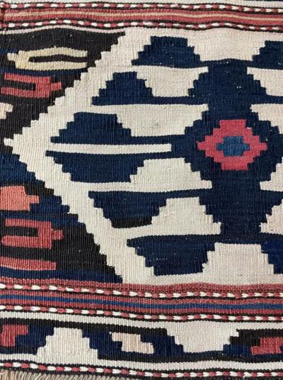 Antique Shahsavan Kilim Rug c 1900s