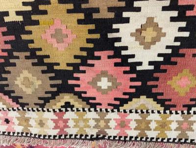 Antique Shahsavan Soumak Kilim Rug c 1900s A Pair