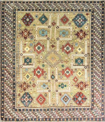 Antique Shirvan Caucasian Rug 41 x 410 