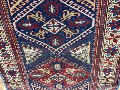 Antique Shirvan Caucasian Runner AS IS