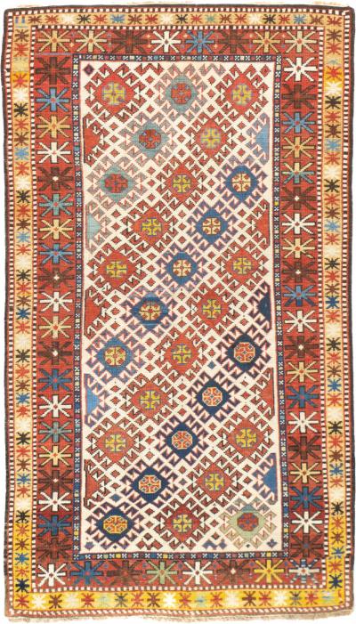 Antique Shirvan Rug 2 8 x 4 9 