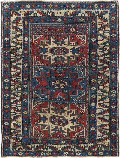 Antique Shirvan Rug 3 1 x 4 1 