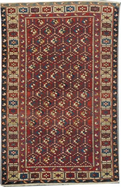 Antique Shirvan Rug 3 10 x 5 11 