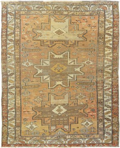 Antique Shirvan Rug 3 11 x 5 1 