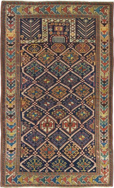 Antique Shirvan Rug 3 2 x 5 9 