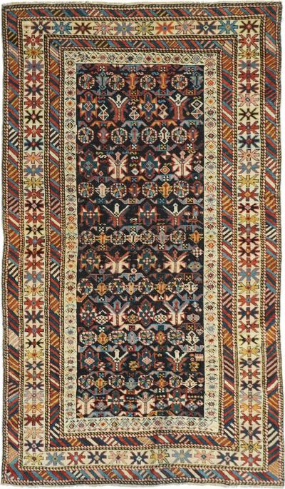 Antique Shirvan Rug 3 4 x 5 6 