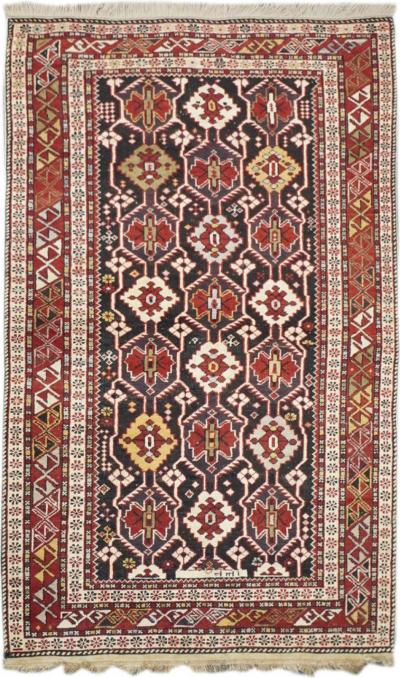 Antique Shirvan Rug 3 7 x 5 8 