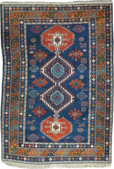 Antique Shirvan Rug 4 2 x 6 0 