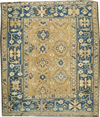 Antique Shirvan Rug 4 3 x 4 10 