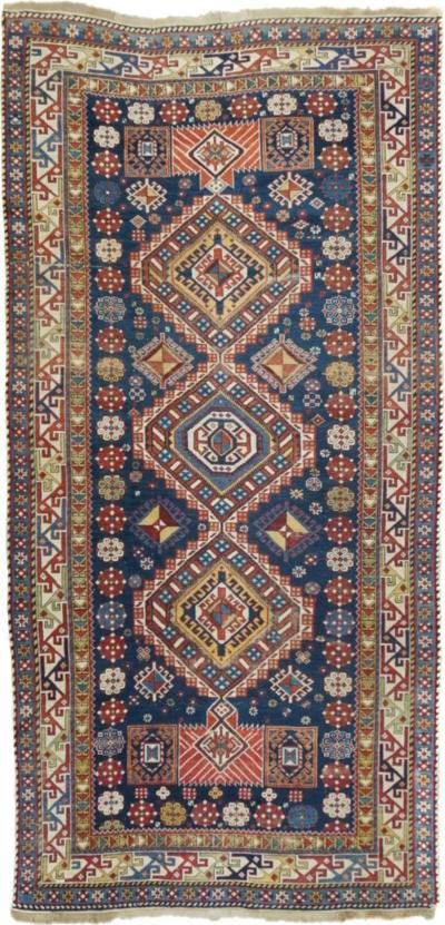 Antique Shirvan Rug 4 5 x 9 0 