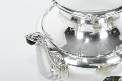 Antique Silver Plate 4 Piece Tea Service