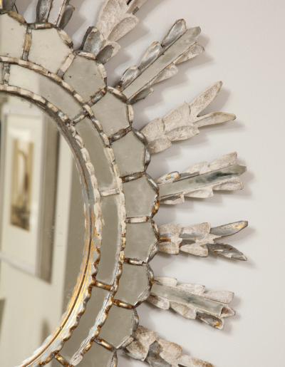 Antique Spanish Colonial Oval Mirror