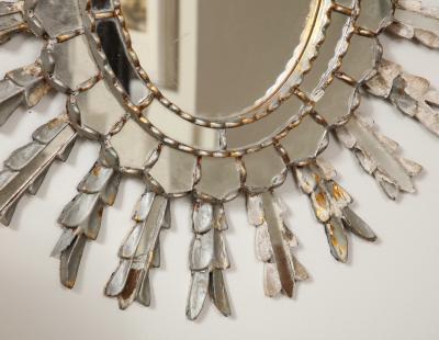 Antique Spanish Colonial Oval Mirror