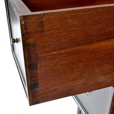 Antique Spanish Walnut Roll Slide Top Desk