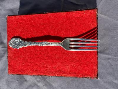 Antique Sterling Silver 6 Fork 34 35g