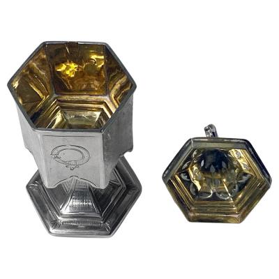 Antique Sterling Silver Pagoda Pepper Castor Birmingham 1859