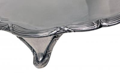 Antique Sterling Silver Salver Tray 1906 by J J Maxfield Ltd 