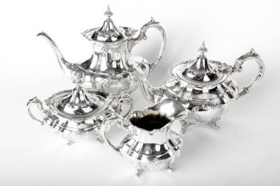 Antique Sterling Silver Tea and Coffee Set