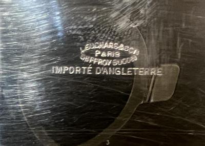 Antique Sterling Silver and Crystal Box by Leuchars Son