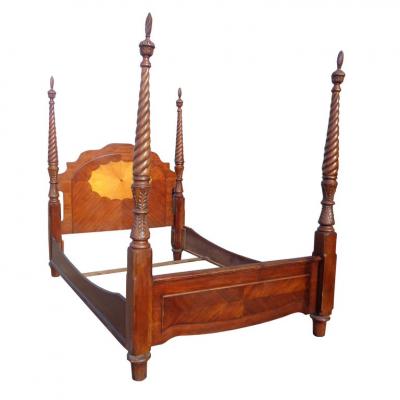 Antique Style 4 Poster Bed