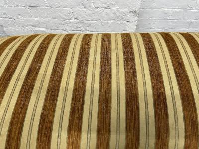 Antique Style Kidney Shaped Walnut Bench