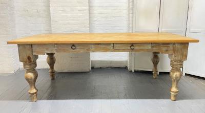 Antique Style Pine Farm Table