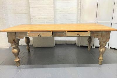 Antique Style Pine Farm Table