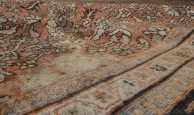 Antique Sultanabad Brown Rug
