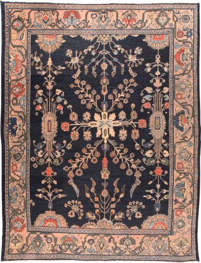 Antique Sultanabad Rug 10 4 x 13 7 